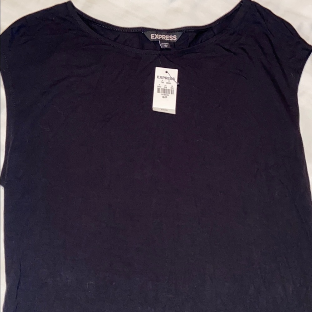 Express Black T-Shirt Dress NWT